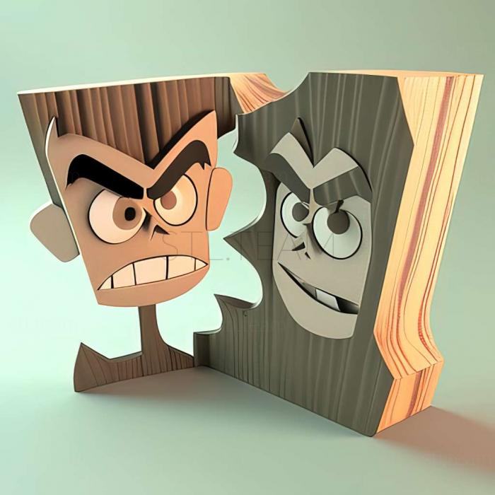 3D model Fairly OddParents Shadow Showdown game (STL)